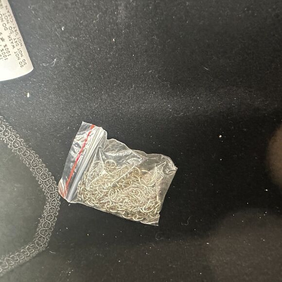 Lulu's Silver Metallic Krinkle Box Snap Close Clutch Purse & Chain Strap - Picture 11 of 16